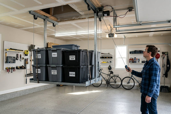 How to Install and Use an Overhead Storage Lift for Your Garage