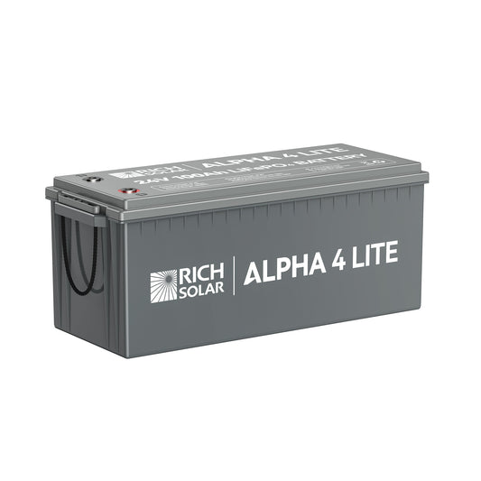 Rich Solar Alpha 4 & Alpha 4 Lite 24V 100Ah LiFePO4 Battery