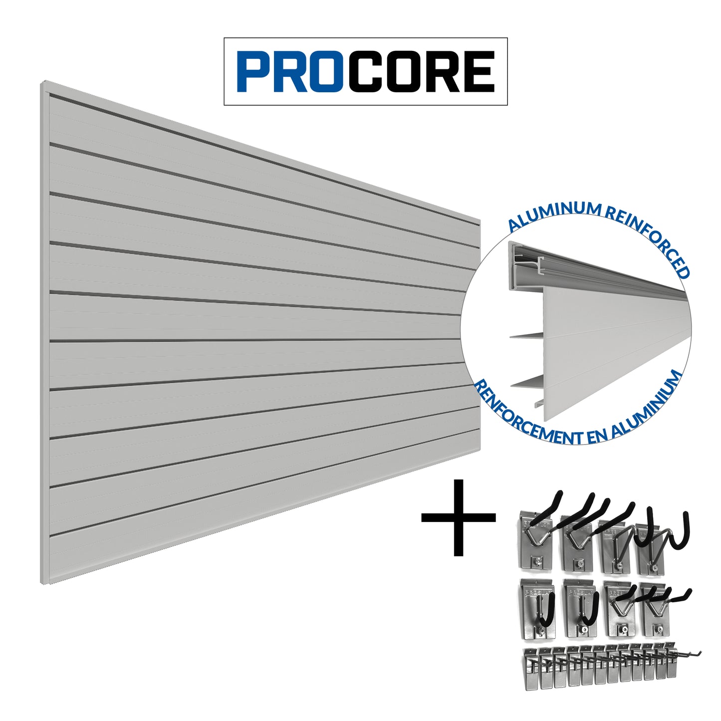 Proslat PROCORE Slatwall Organizer Bundle PROCORE Gray 35901K