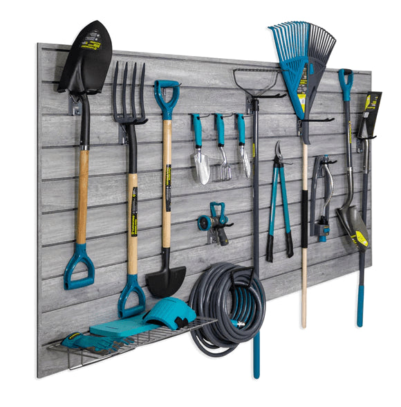 Proslat 8 ft. x 4 ft. PROCORE+ Gray Wood PVC Tool & Accessory Organizer 87771