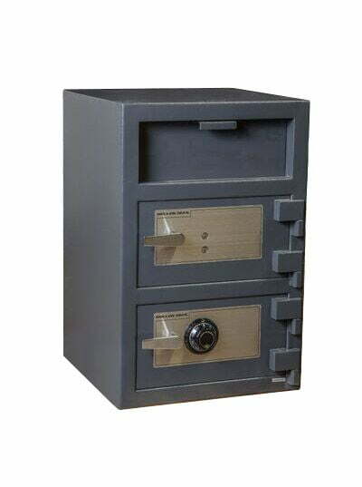 Hollon FDD-3020CK B-Rated Double Door Depository Safe with Dual Key Top & S&G Dial Lock