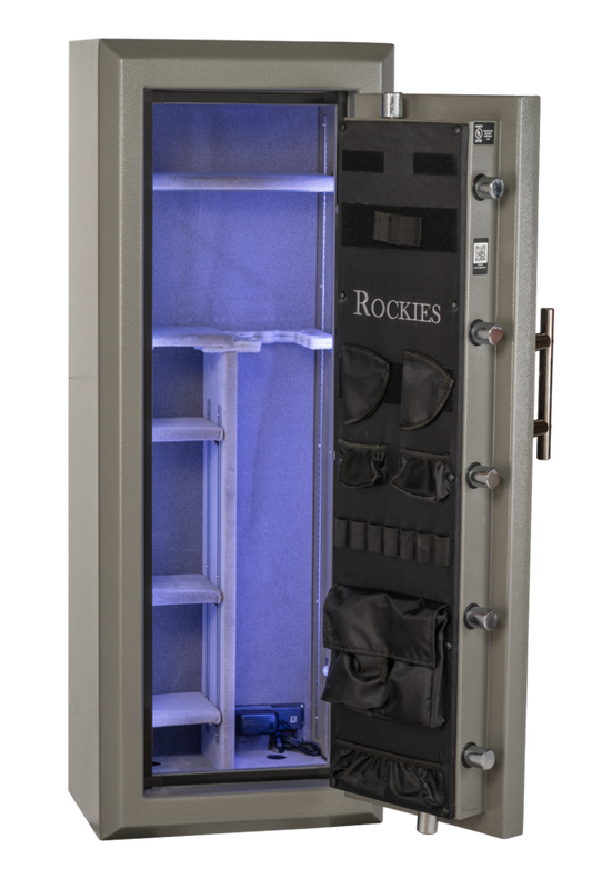 Hayman Rockies RK 5922 E 16-Gun Safe with 120-Minute Fire Rating & Electronic Lock