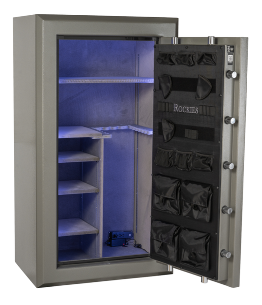 Hayman Rockies RK 6536 E 32-Gun Safe with 120-Minute Fire Rating & Electronic Lock