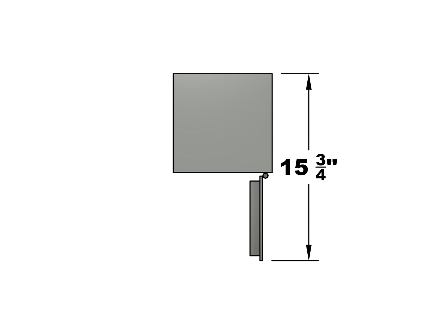 Hayman Minuteman WS7-E Electronic Wall Safe