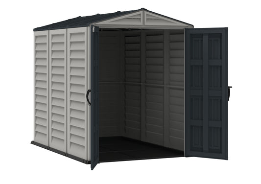 Duramax 5' x 8' YardMate Pent Plus Front Door Open 35825