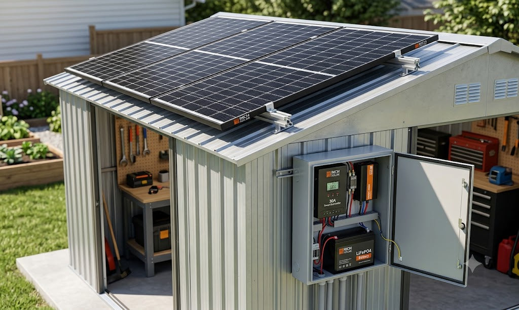 Shed & Outbuilding Solar Kits