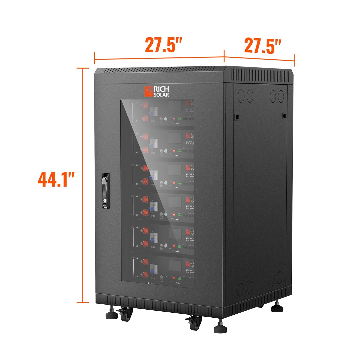Rich Solar Alpha 5 Pro 48V 100Ah LiFePO4 Server Rack Battery | 5.12kWh
