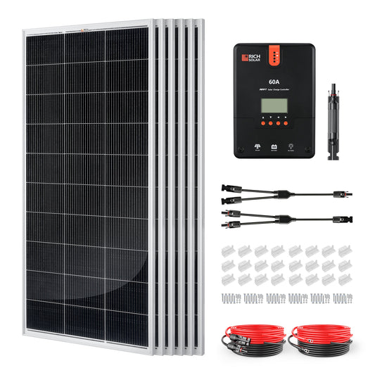 Rich Solar 1200W 24V Off-Grid Solar Kit with 60A MPPT Controller