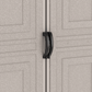 Duramax Vinyl Garage 10.5x15.5 w/ Foundation 2 Windows Door Handle 15026