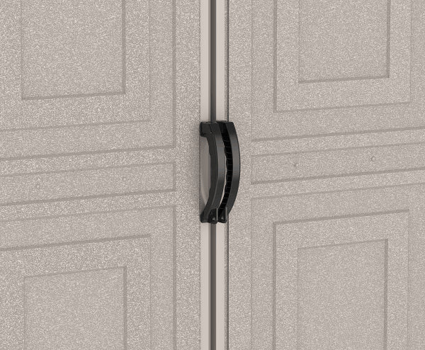 Duramax Vinyl Garage 10.5x18 w/ Foundation 2 Windows Door Handle 15126