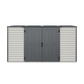 Duramax 10' x 4' SideMate Plus ProStorage Shed Front View 36825