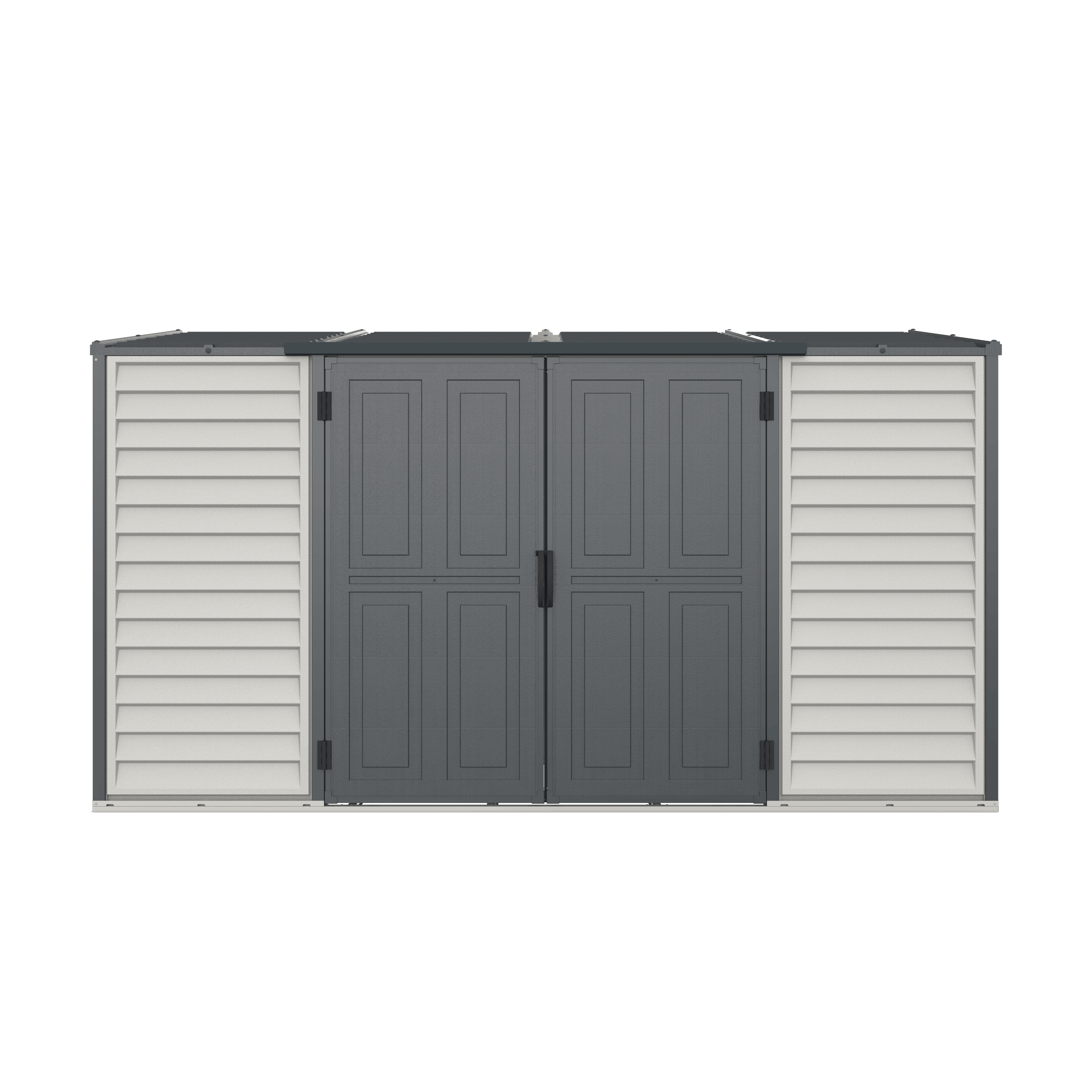 Duramax 10' x 4' SideMate Plus ProStorage Shed Front View 36825