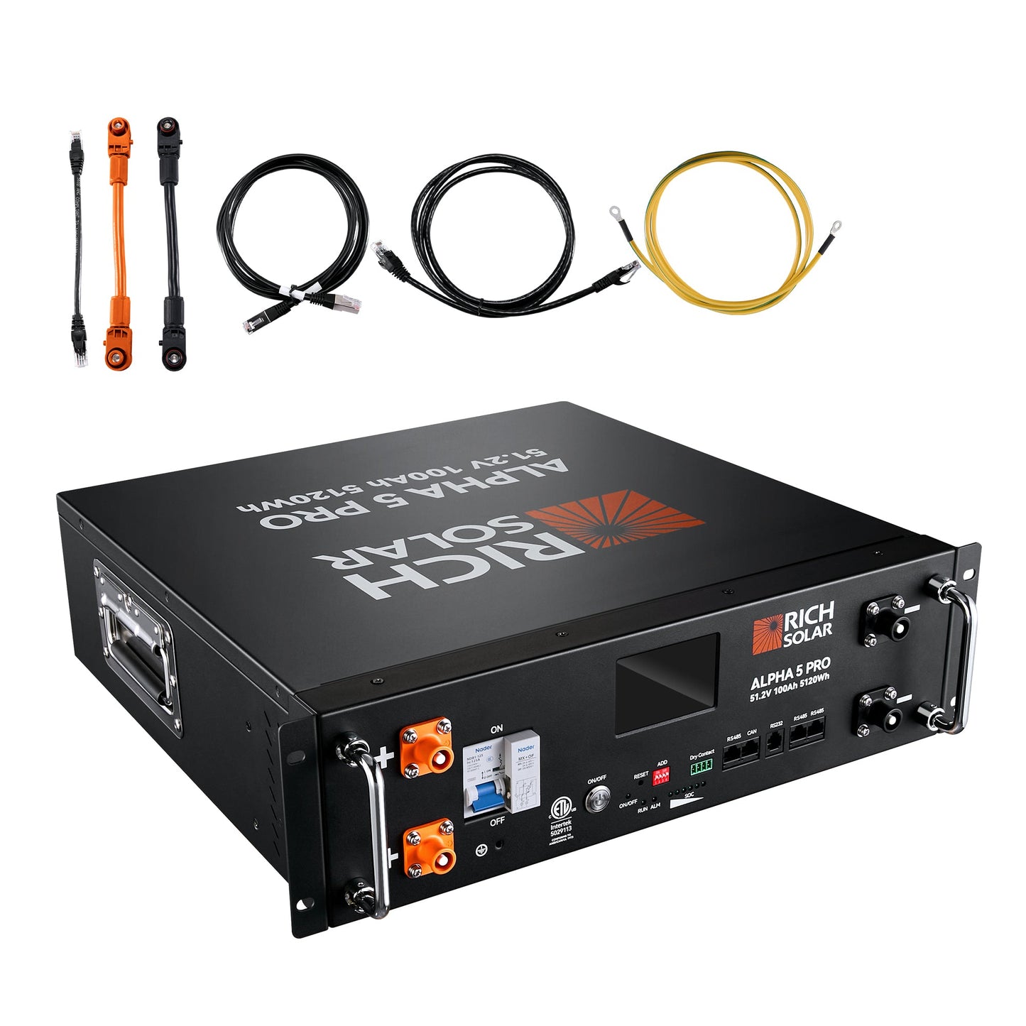 Rich Solar Nova 12K Hybrid Solar Kit | 61.44kWh Lithium Battery Bank
