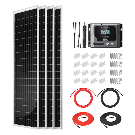 RICH SOLAR 520W Slim Solar Kit for Vans & RVs