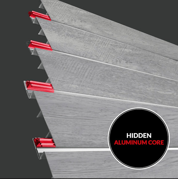 Proslat 8 ft. x 4 ft. PROCORE+ Gray Wood PVC Modular Wall Storage – 2 Pack 64 sq ft 87721K
