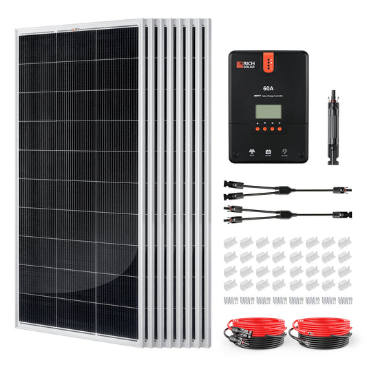 Rich Solar 1600 Watt 24V Off-Grid Solar Kit with 60A MPPT Controller
