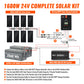 Rich Solar 1600W 24V Off-Grid Complete Solar Kit with Lithium Batteries