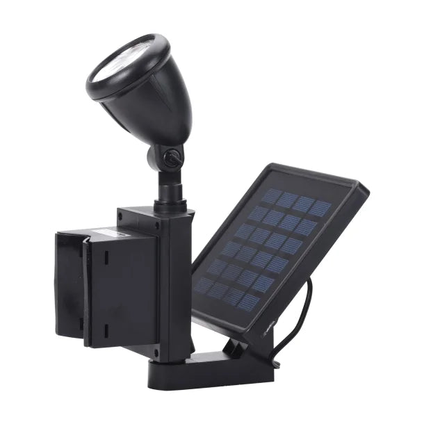 Petra MAXSA Innovations Solar LED Flag Light (Black, Model 40334)