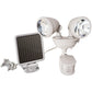 Petra MAXSA Innovations Dual-Head Solar Motion Security Spotlight (Off-White, Model 44218)