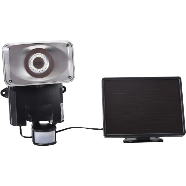 Petra MAXSA Innovations Solar Motion-Activated LED Security Flood Light (Black, Model 44641)