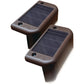 Petra MAXSA Innovations Solar-Powered LED Deck & Step Lights (Brown, 4-Pack, Model 47332)