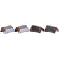 Petra MAXSA Innovations Solar-Powered LED Deck & Step Lights (Brown, 4-Pack, Model 47332)