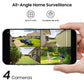 Petra AOSU 2K 3.0MP Dual-Band Solar Security Camera Kit with HomeBase (4-Pack, C9C-4H)
