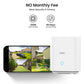 Petra AOSU 2K 3.0MP Dual-Band Solar Security Camera Kit with HomeBase (4-Pack, C9C-4H)