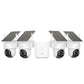 Petra AOSU 2K 3.0MP Dual-Band Solar Security Camera Kit with HomeBase (4-Pack, C9C-4H)