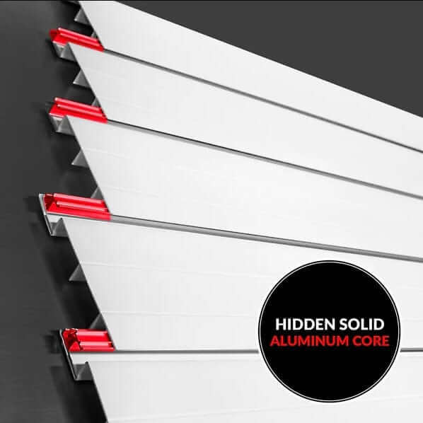 Proslat 8 ft. x 4 ft. PROCORE PVC Slatwall Hanging System White – 3 Pack 96 sq ft 87732K