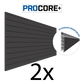 Proslat PROCORE+ Carbon Fiber PVC Slatwall 2 pack 87752K