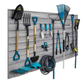 Proslat 8 ft.  x 4 ft. PROCORE+ Gray Wood PVC Slatwall Storage Kit – 4 Pack 128 sq ft 87741K