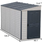 Duramax 4x10 Sidemate Shed w/ Foundation Adobe Measurement 36725