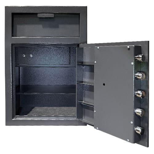 Hollon FD-3020CILK B-Rated Depository Safe with Dual Key Inner Locker & Dial Lock