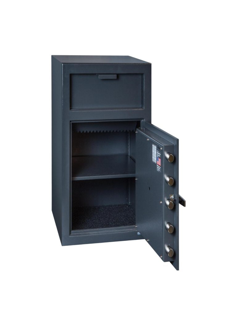 Hollon FD-4020C B-Rated Single Door Depository Safe with UL Listed S&G Group 2 Dial Lock