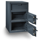 Hollon FDD-3020CC B-Rated Double Door Depository Safe with Dual S&G Combination Dial Locks
