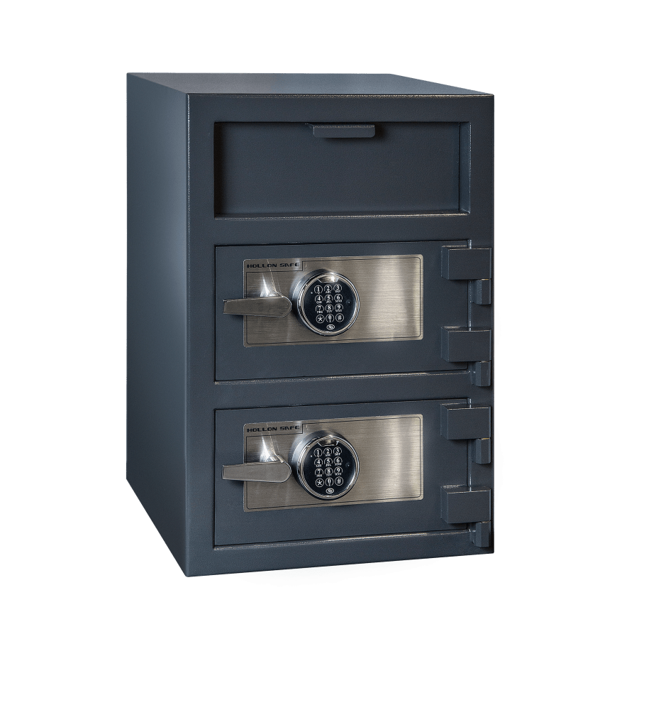 Hollon FDD-3020EE B-Rated Double Door Depository Safe with Dual S&G Electronic Locks