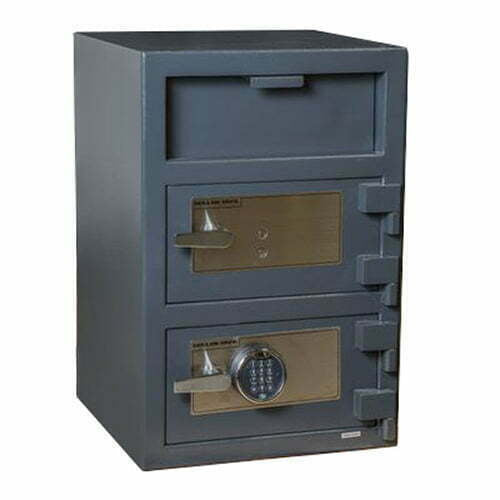 Hollon FDD-3020EK B-Rated Double Door Depository Safe with Dual Key Top & S&G Electronic Lock