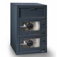 Hollon FDD-3020CC B-Rated Double Door Depository Safe with Dual S&G Combination Dial Locks