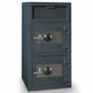 Hollon FDD-4020CC B-Rated Double Door Depository Safe with Dual S&G Dial Locks