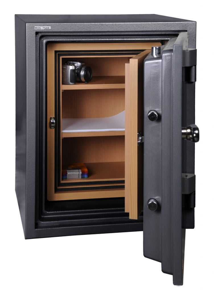 Hollon HDS-750C 1-Hour Fireproof Data Media Safe | Combination Dial Lock
