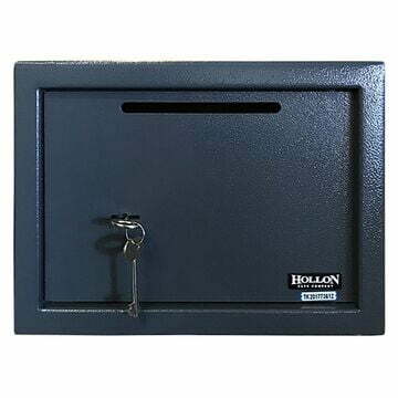 Hollon KS25P Solid Steel Key Lock Drop Slot Safe