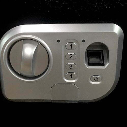 Hollon PB-BIO-2 Biometric Pistol Box Handgun Safe