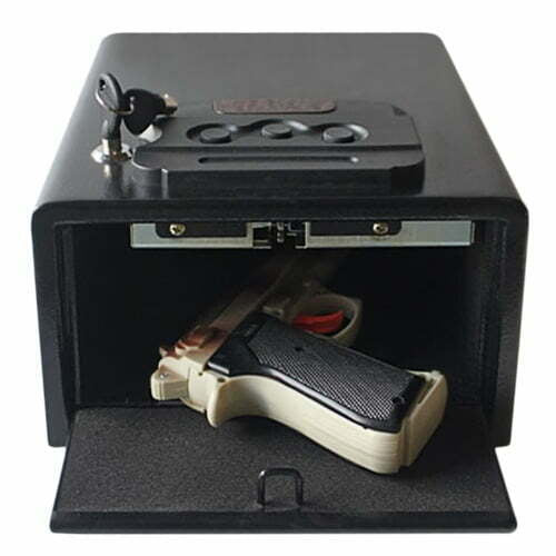 Hollon PB10 Pistol Box Handgun Safe | Rapid Keypad Access