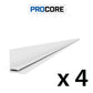 Proslat 8 ft. PROCORE PVC Top Trim 4 Pack