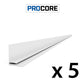 Proslat 8 ft. PROCORE PVC Top Trim 5 Pack
