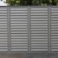 Duramax 4x10 Adobe Vinyl Storage Shed Side View 36725