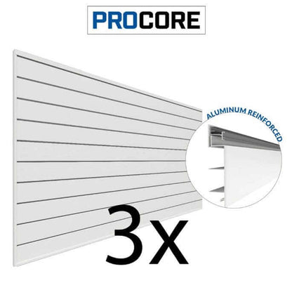 Proslat PROCORE PVC Slatwall White 3 pack 87732K