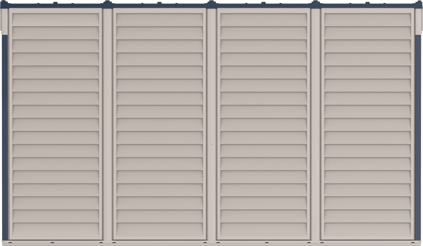 Duramax 10' x 4' Backyard Storage Shed Backview 36825
