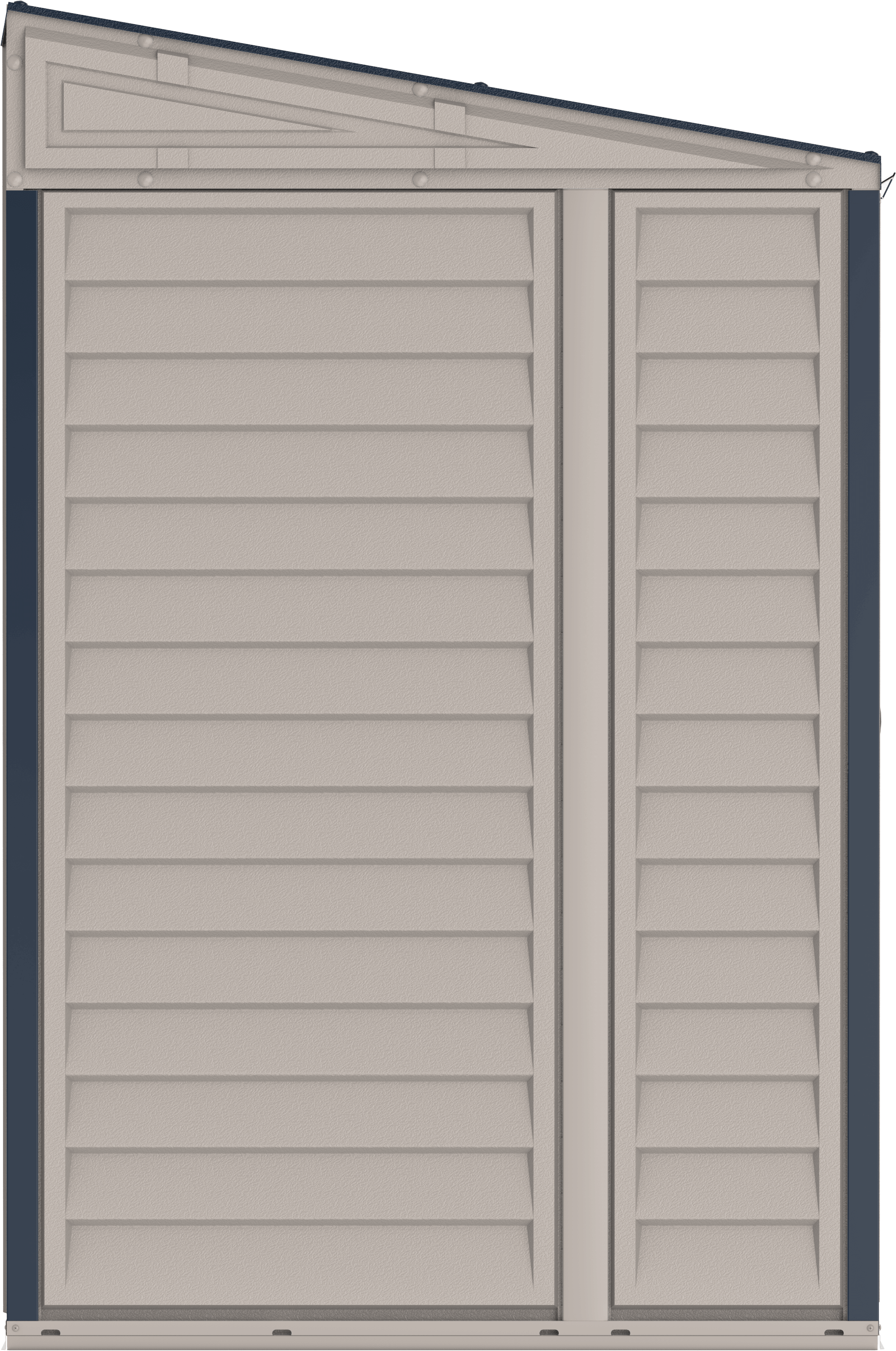 Duramax 10' x 4' Heavy-Duty SideMate Shed Sideview 36825